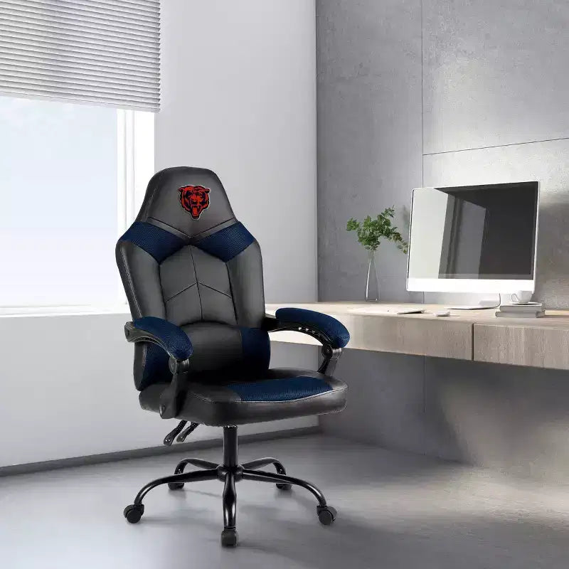 Sedia da ufficio oversize regolabile con base girevole