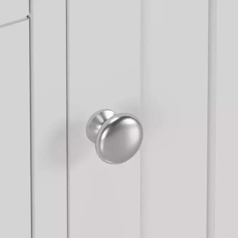 Mobile Bagno con 3 Ante, 3 Cassetti e 4 Ripiani – Bianco, 147 cm H