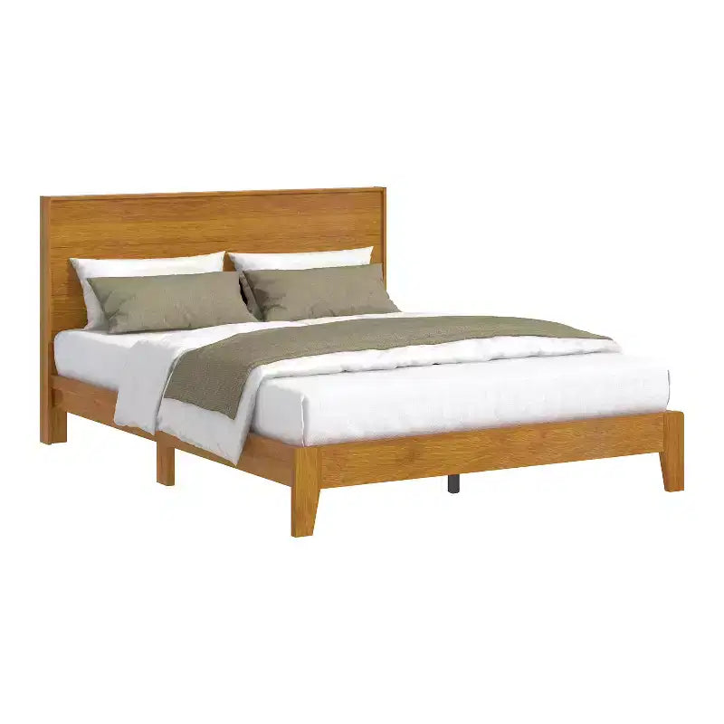 Letto matrimoniale con testiera - Grigio