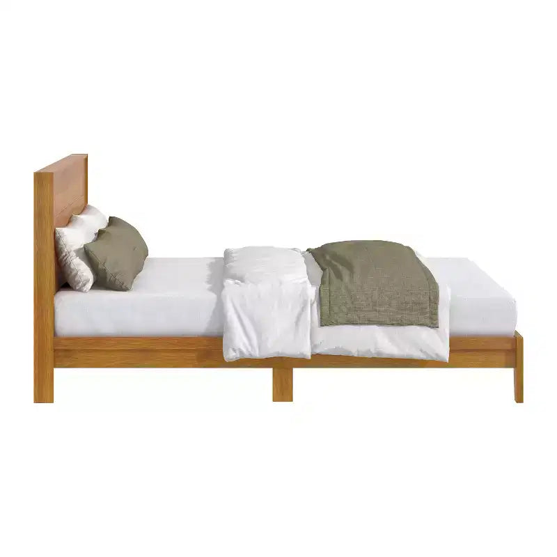 Letto matrimoniale con testiera - Grigio