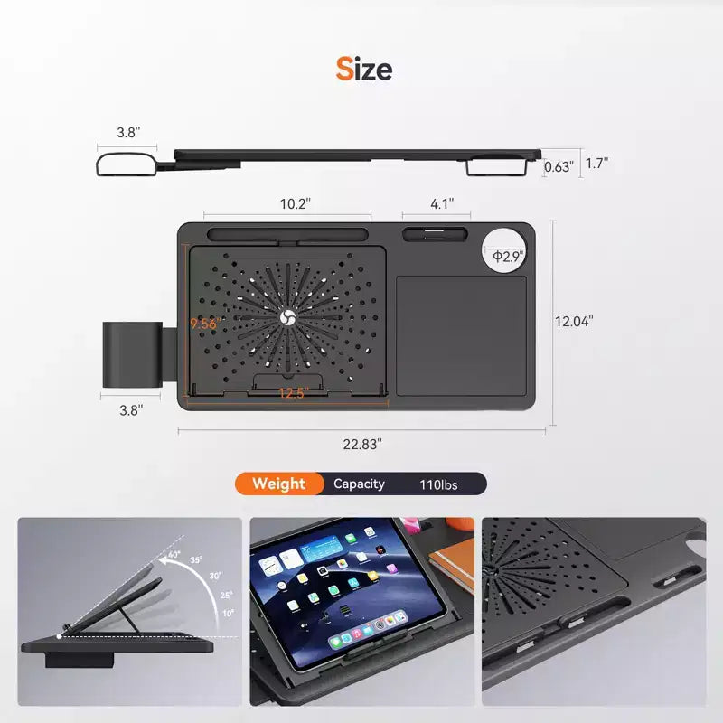 Sedia da ufficio ergonomica con supporto lombare adattivo e braccioli ribaltabili 3D