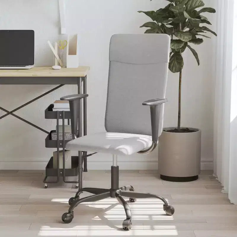 Sedia da ufficio regolabile in altezza con seduta in tessuto