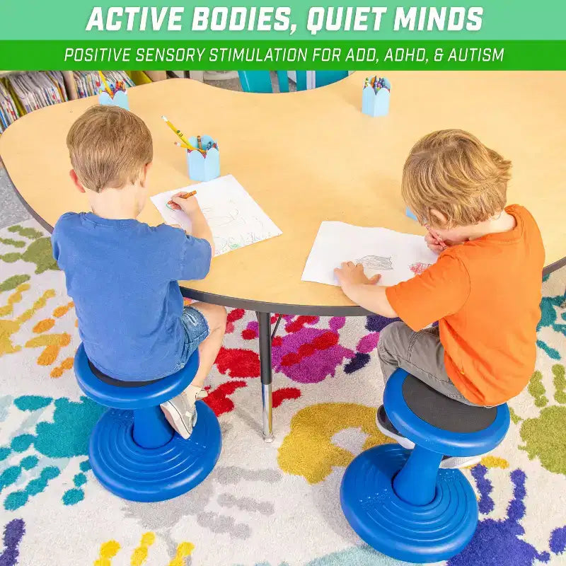 Sgabello Sensoriale Oscillante per Bambini Attivi - Seduta ADHD per Aula o Casa