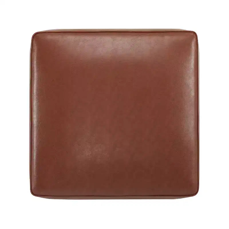 Pouf quadrato in similpelle