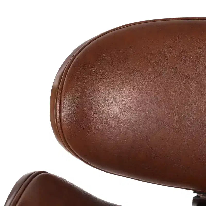 Sgabello da bar girevole in similpelle stile Mid-Century Modern