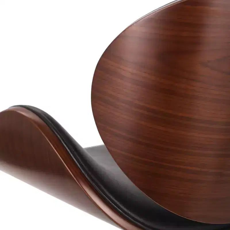 Sgabello da bar girevole in similpelle stile Mid-Century Modern