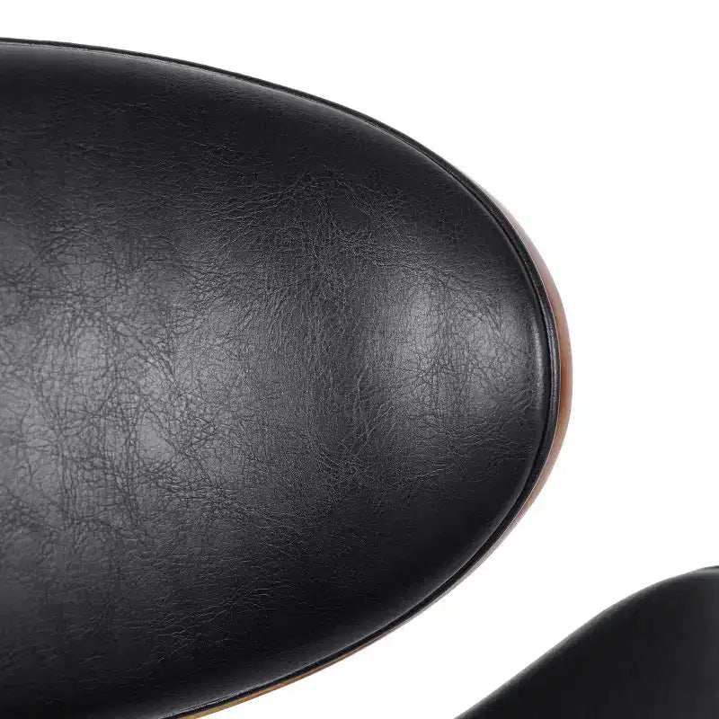 Sgabello da bar girevole in similpelle stile Mid-Century Modern