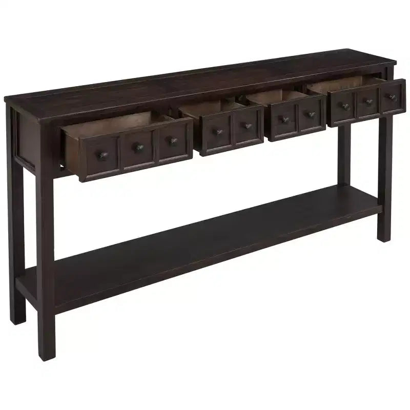 Consolle da ingresso con cassetti e ripiano inferiore