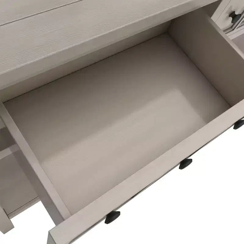 Consolle da ingresso con cassetti e ripiano inferiore