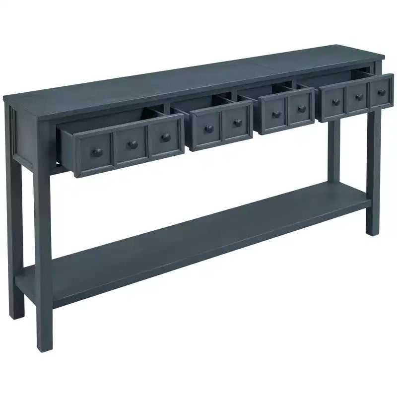 Consolle da ingresso con cassetti e ripiano inferiore