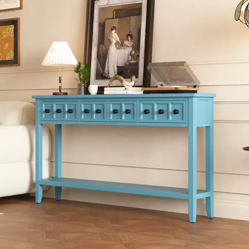 Consolle da ingresso con cassetti e ripiano inferiore