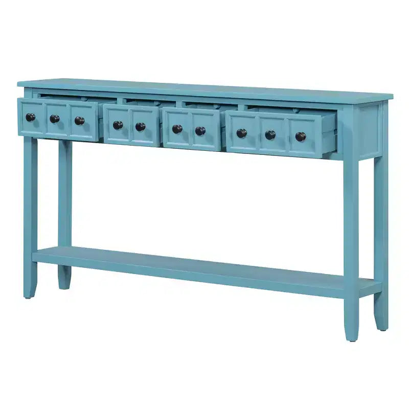 Consolle da ingresso con cassetti e ripiano inferiore